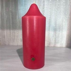 3x7 Cinnamon & Bayberry pillar candle from Partylite.